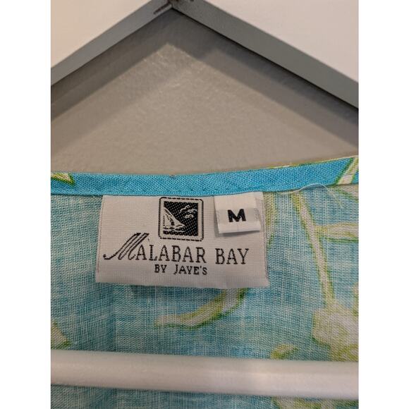 Malabar Bay Coverup Swim Beach Pool Lounge Vacation Travel Bright Bold - Size M - Picture 3 of 6